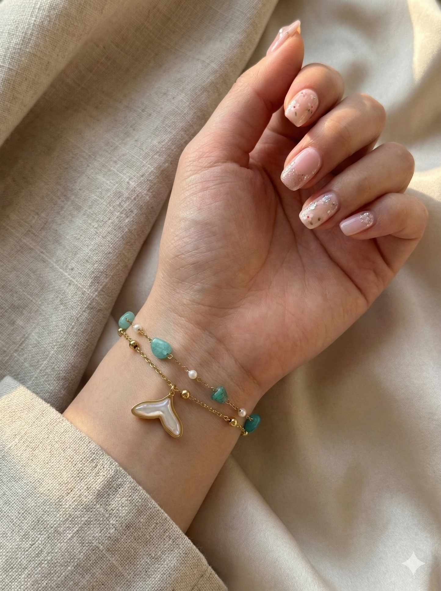 Mermaid’s Whisper Anklet/Bracelet (Single Piece)