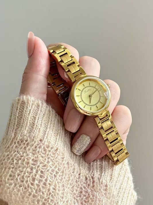 Scottie Luxury Gold Link Bracelet Watch (18k Gold Plated)