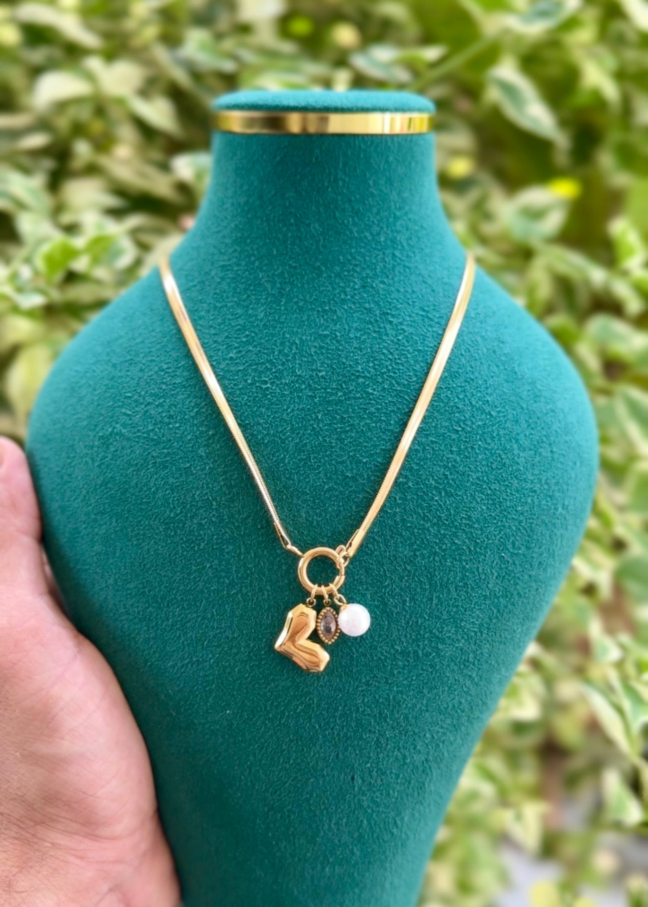 Lucky Charm Trio Necklace ✨