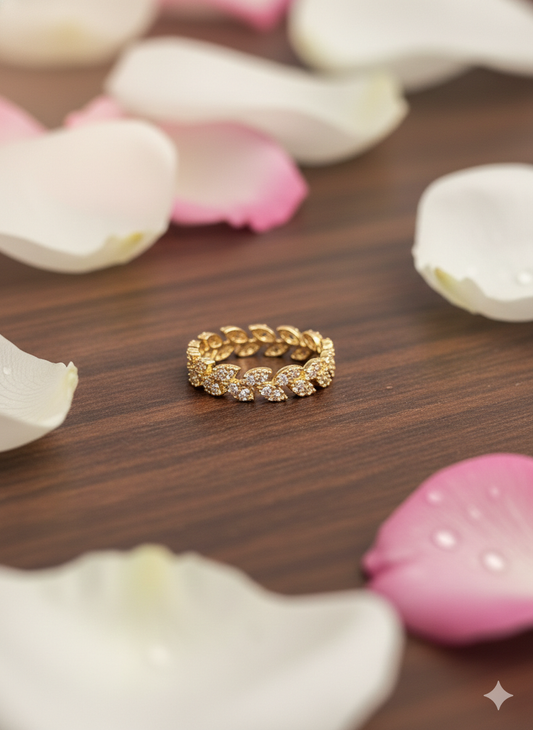Amour Petal Rings