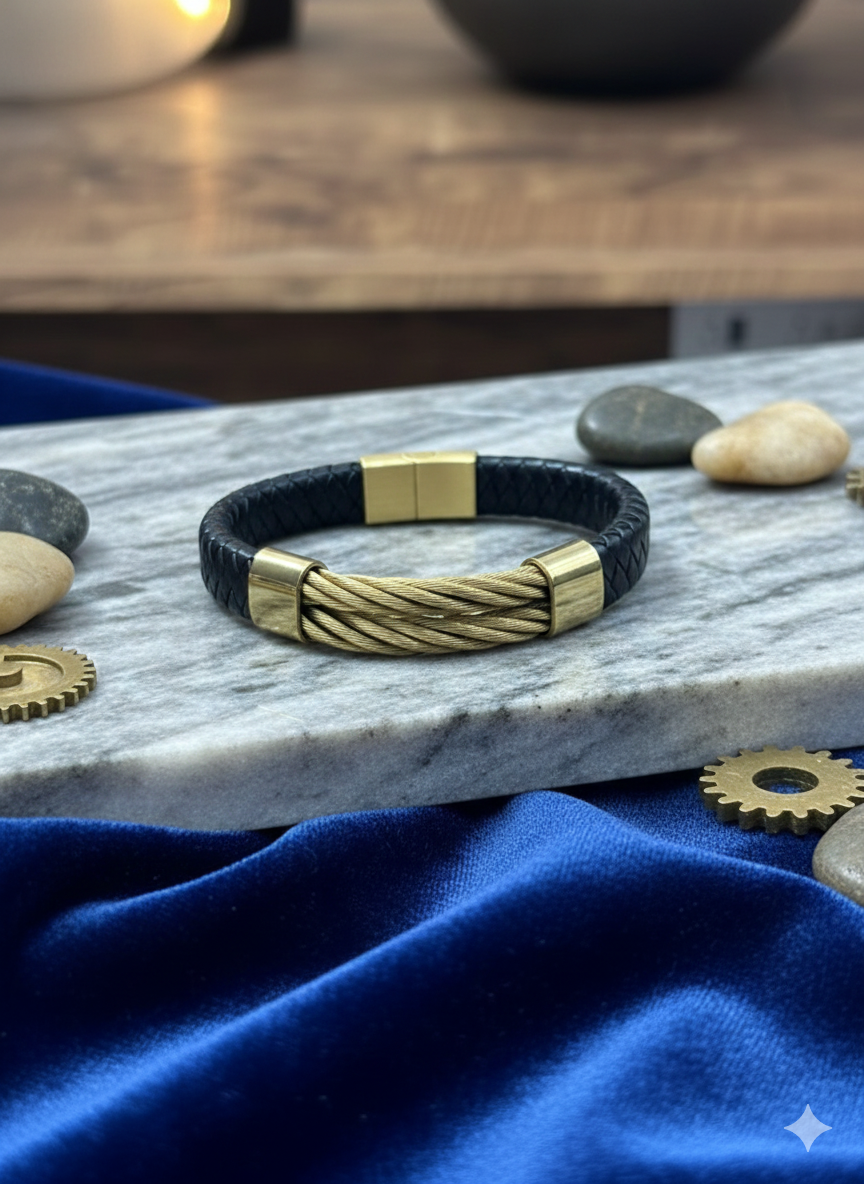 Titan Rope Leather Wristbands