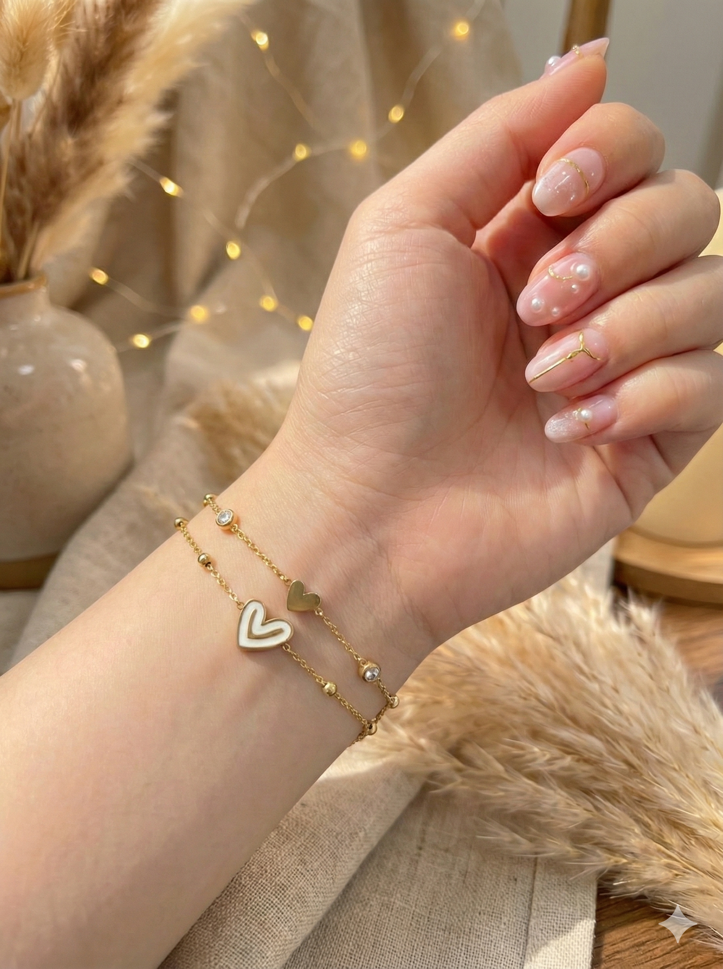 Heartfelt Glow Anklet/Bracelet (Single Piece)