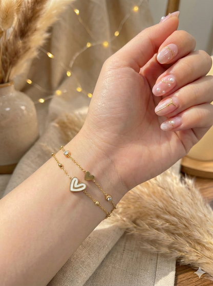 Heartfelt Glow Anklet/Bracelet (Single Piece)