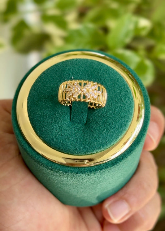 Crystal Chrysalis Filigree Ring✨(Adjustable)