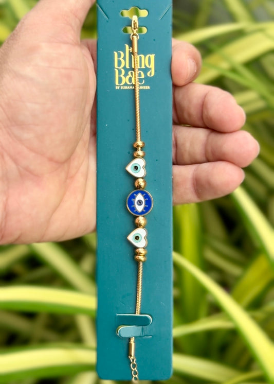 Evil Eye Heart Protection Bracelet 🧿✨