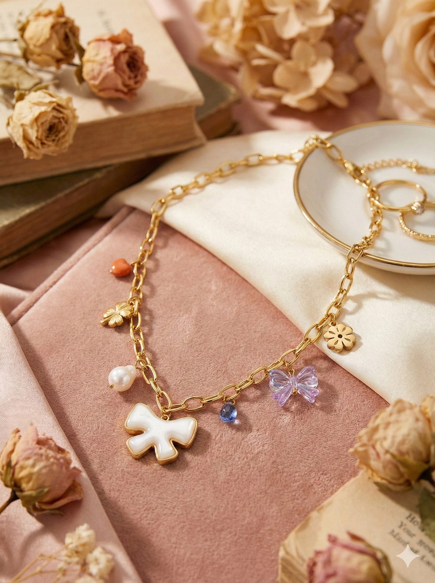 Whimsical Bow Necklace