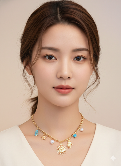 Celestial Amulet Necklace