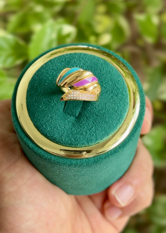 The Pastel Riviera Ring✨(Adjustable)