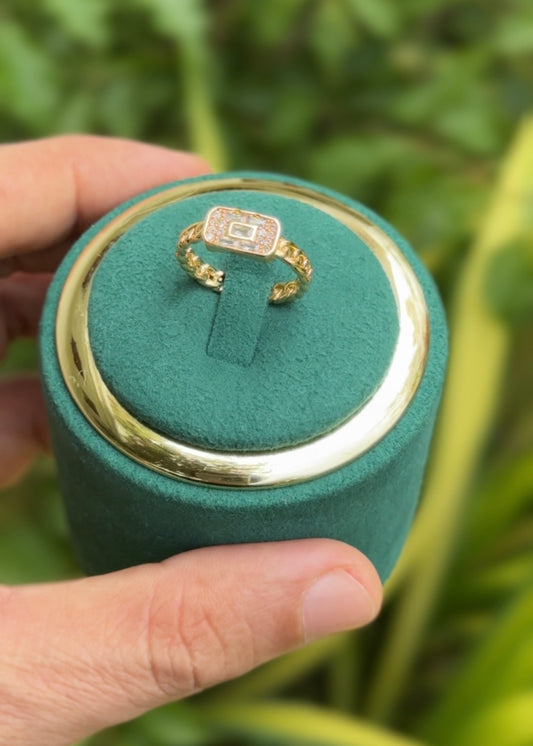Regal Square Glow Rings (Adjustable)