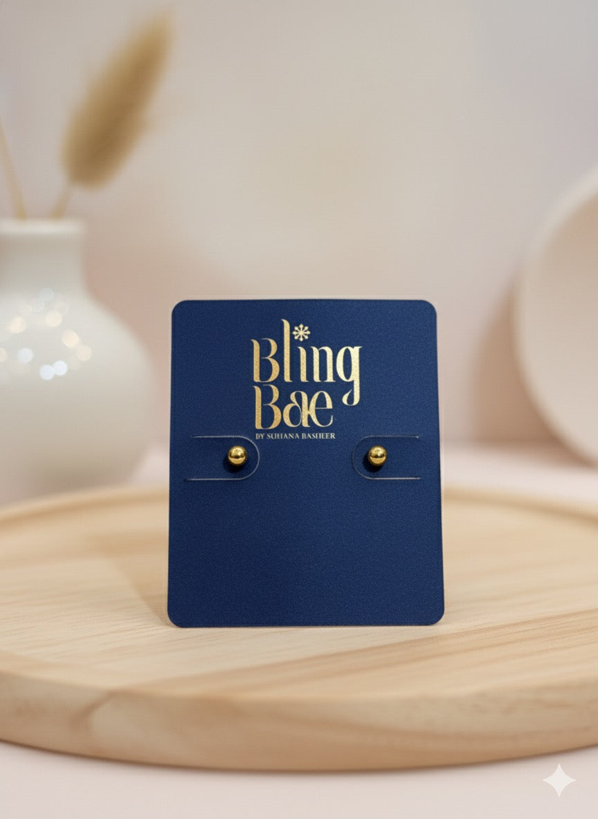 Minimalist Gold Studs