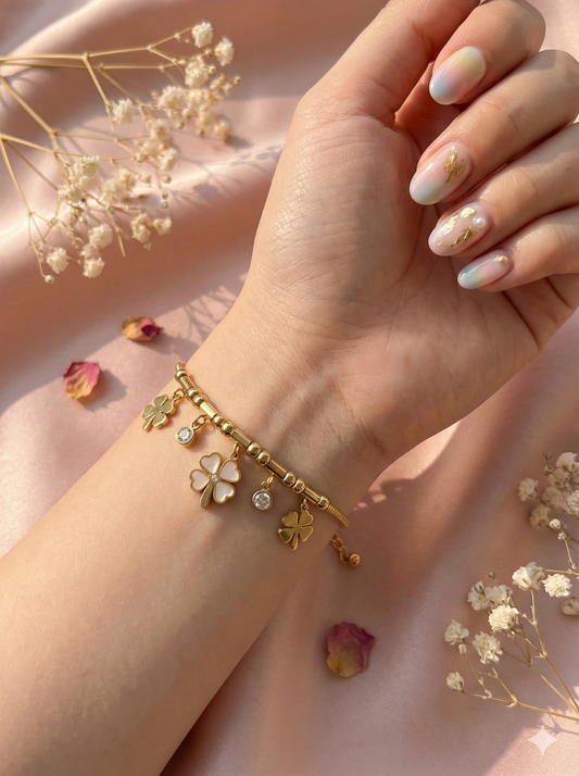 The Four-Leaf Fortune Bracelets
