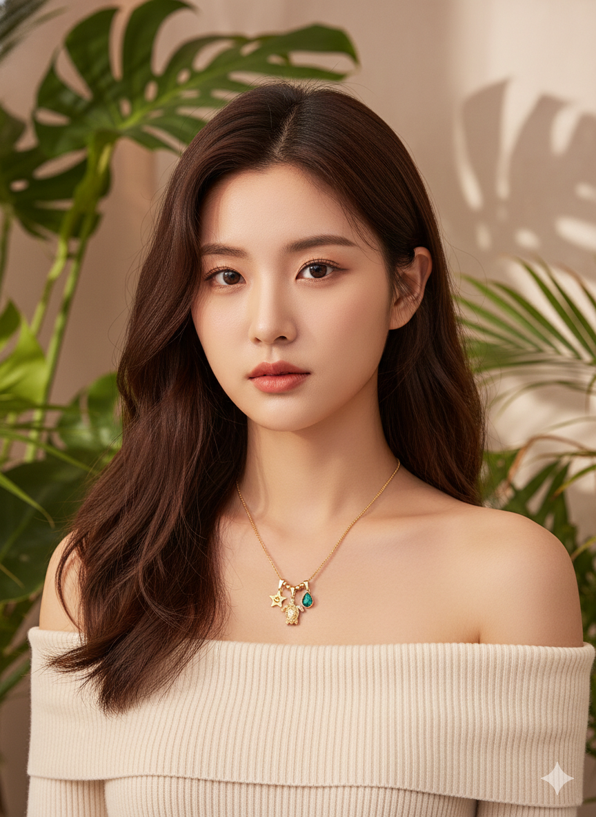 Lucky Charm Drop Necklace