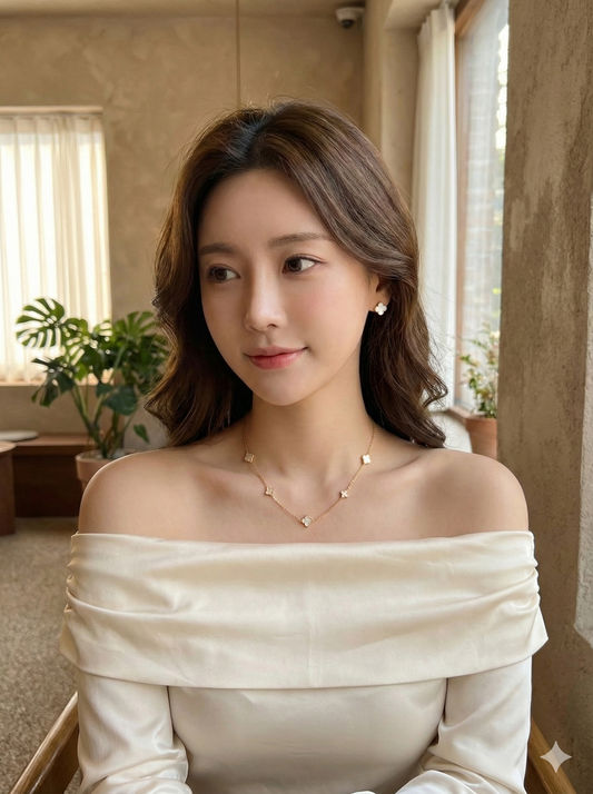 Glow & Luck Necklace & Earrings Set